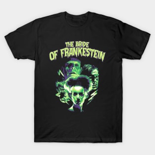 The Bride of Frankenstein Horror Classic T-Shirt